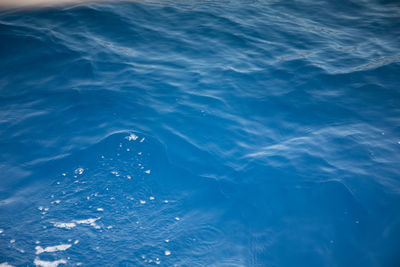 High angle view of swimming pool