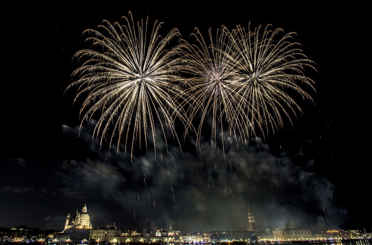 FIREWORK DISPLAY IN SKY