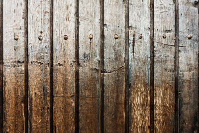 Full frame shot of wooden wall