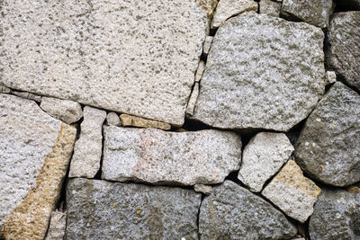 Full frame shot of stone wall