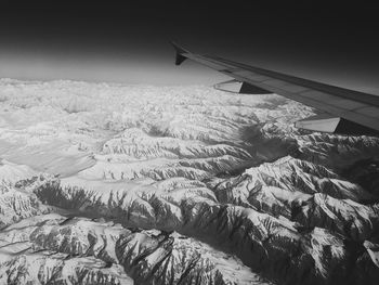 Aerial view of landscape against sky