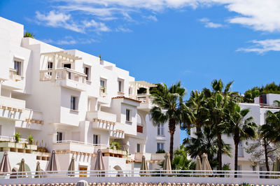 Residential buildings against sky