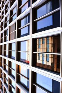 Full frame shot of glass building