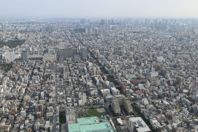 Aerial view of cityscape