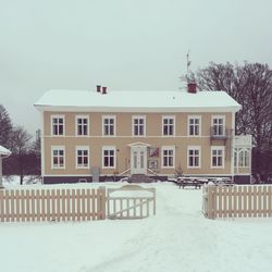 Built structure with trees in background