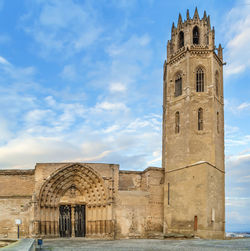 Cathedral of st. mary of la seu vella is the former cathedral church in lleida, catalonia, spain