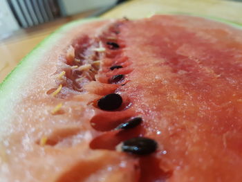 Close-up of fruit slices