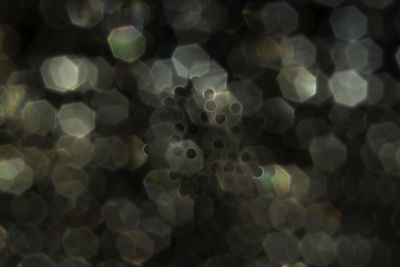 Full frame shot of defocused lights