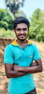 Portrait of a smiling young man