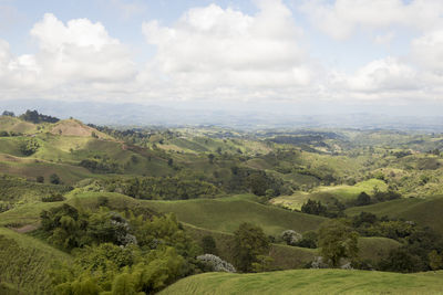 Scenic view of landscape against sky