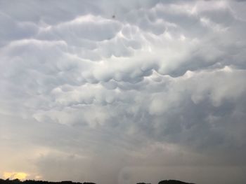 Low angle view of clouds in sky