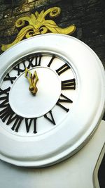 Close-up of clock