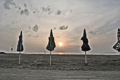 Panoramic view of sea against sky