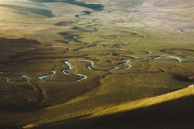 Aerial view of landscape