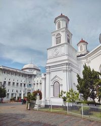 Low angle view of cathedral against sky