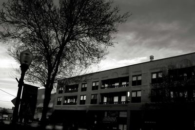 Low angle view of building against sky