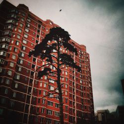 Low angle view of building against sky