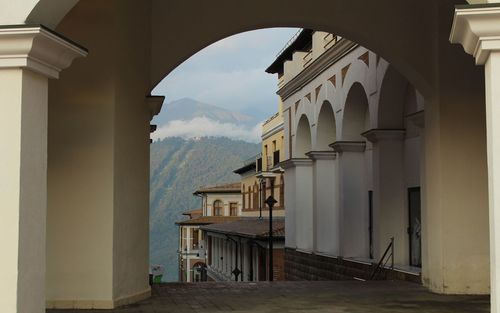 Low angle view of building against sky