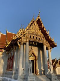 Low angle view of a temple