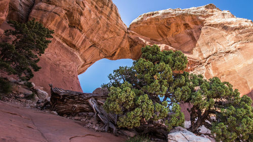 View of rock formations