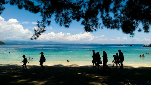 People on beach