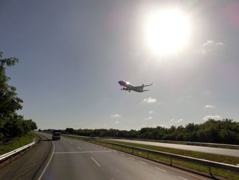Car moving on road