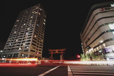 City street at night