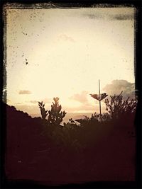 Scenic view of sky at sunset