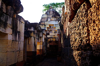 Old ruins of building