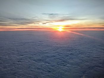Scenic view of sky during sunset