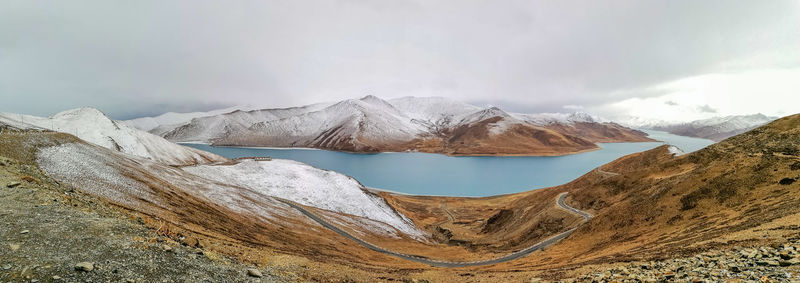 Panoramic view of landscape against sky