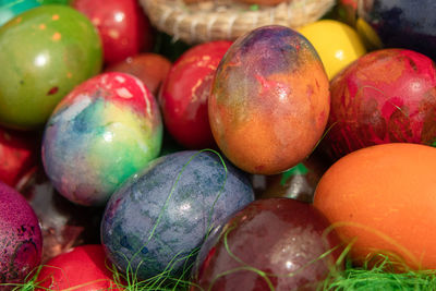 Full frame shot of multi colored candies