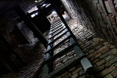 Low angle view of old building