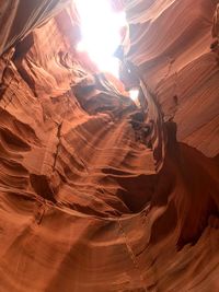 Aerial view of rock formations