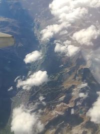 Low angle view of clouds in sky