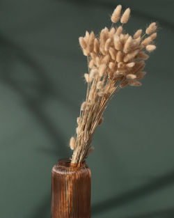 Vase with dried flowers
