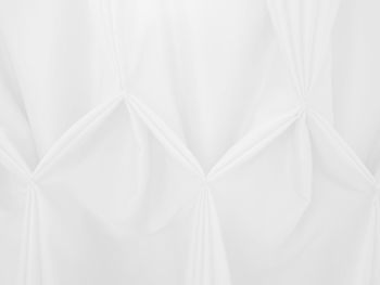 Full frame shot of white curtain