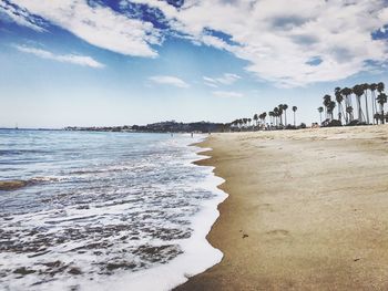 Scenic view of beach