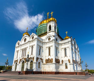 Low angle view of building against sky