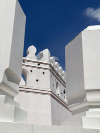 Low angle view of building against sky