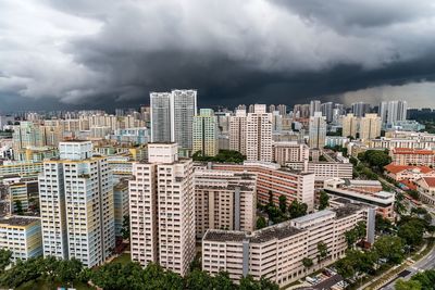 Cityscape against sky