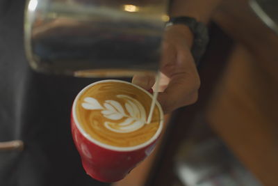 Close-up of coffee cup