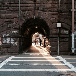 View of tunnel