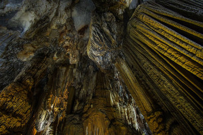 Low angle view of cave