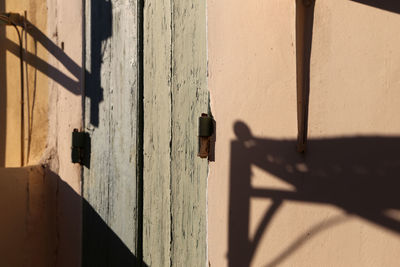 Close-up of wooden structure