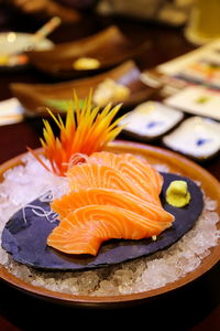 Close-up of food in plate