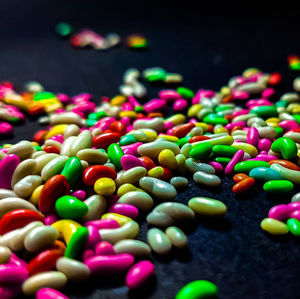 Close-up of multi colored candies