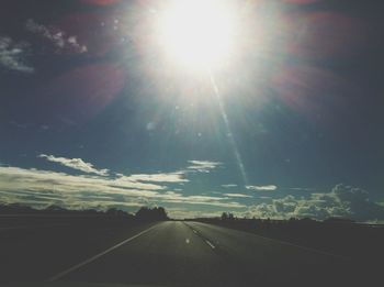 Road at sunset