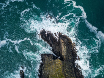 Pembrokeshire coast path aerial