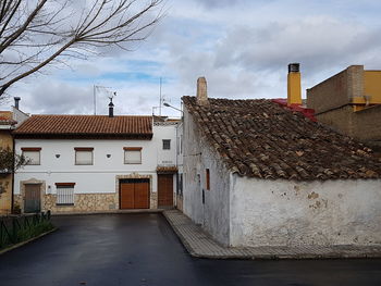 Houses against sky
